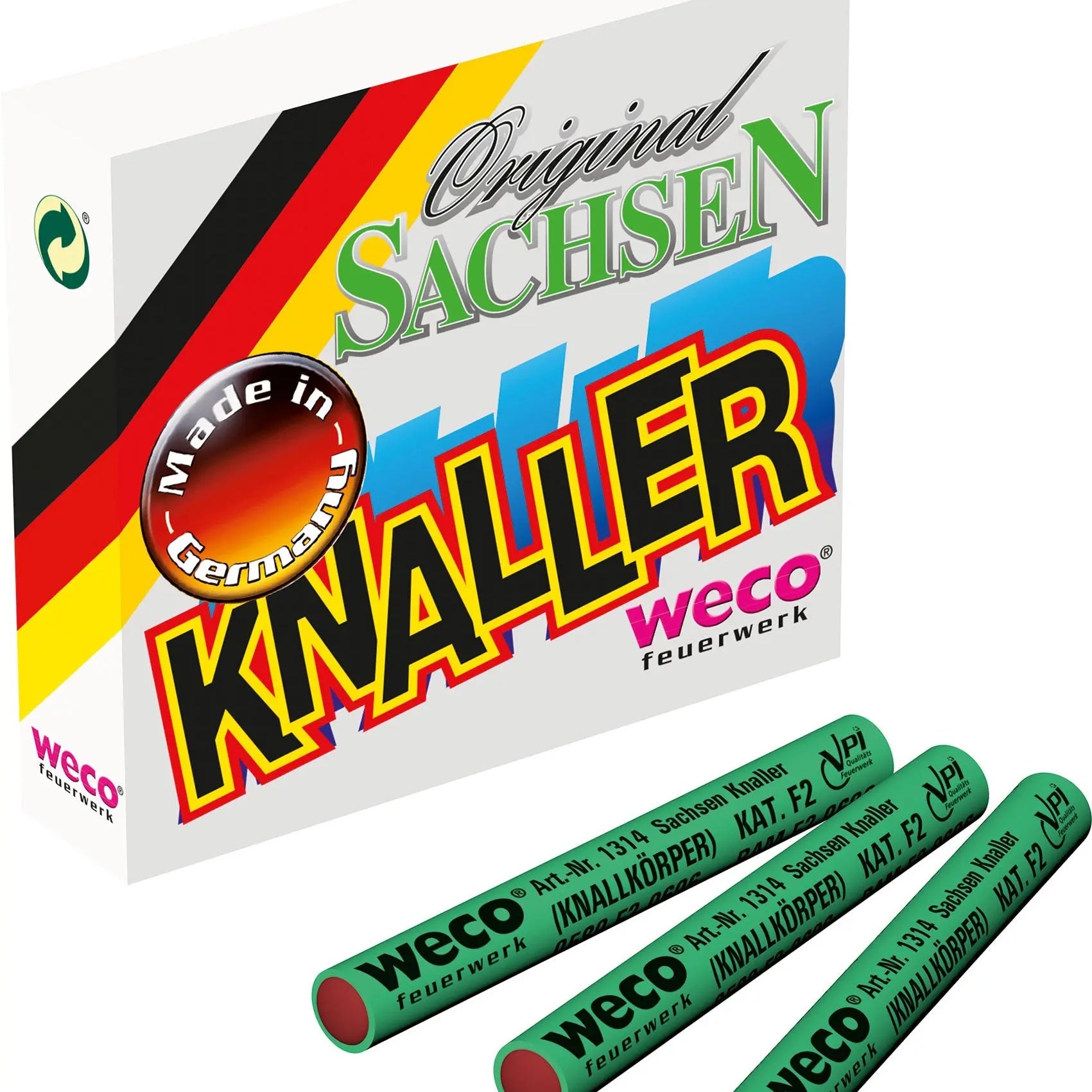 Original Sachsen Knaller Reibkopf 20er Pack Weco