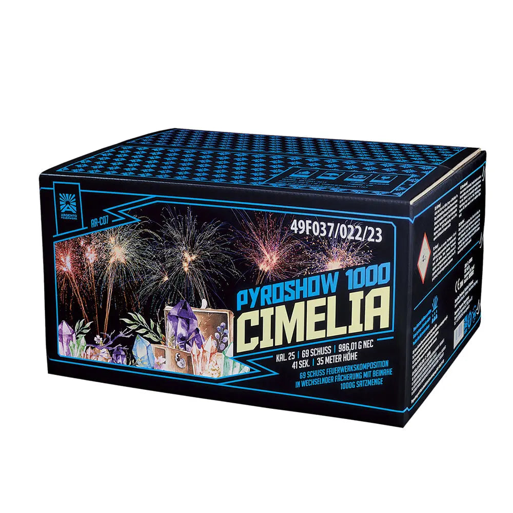 Pyroshow 1000-C Cimelia 69sh Argento