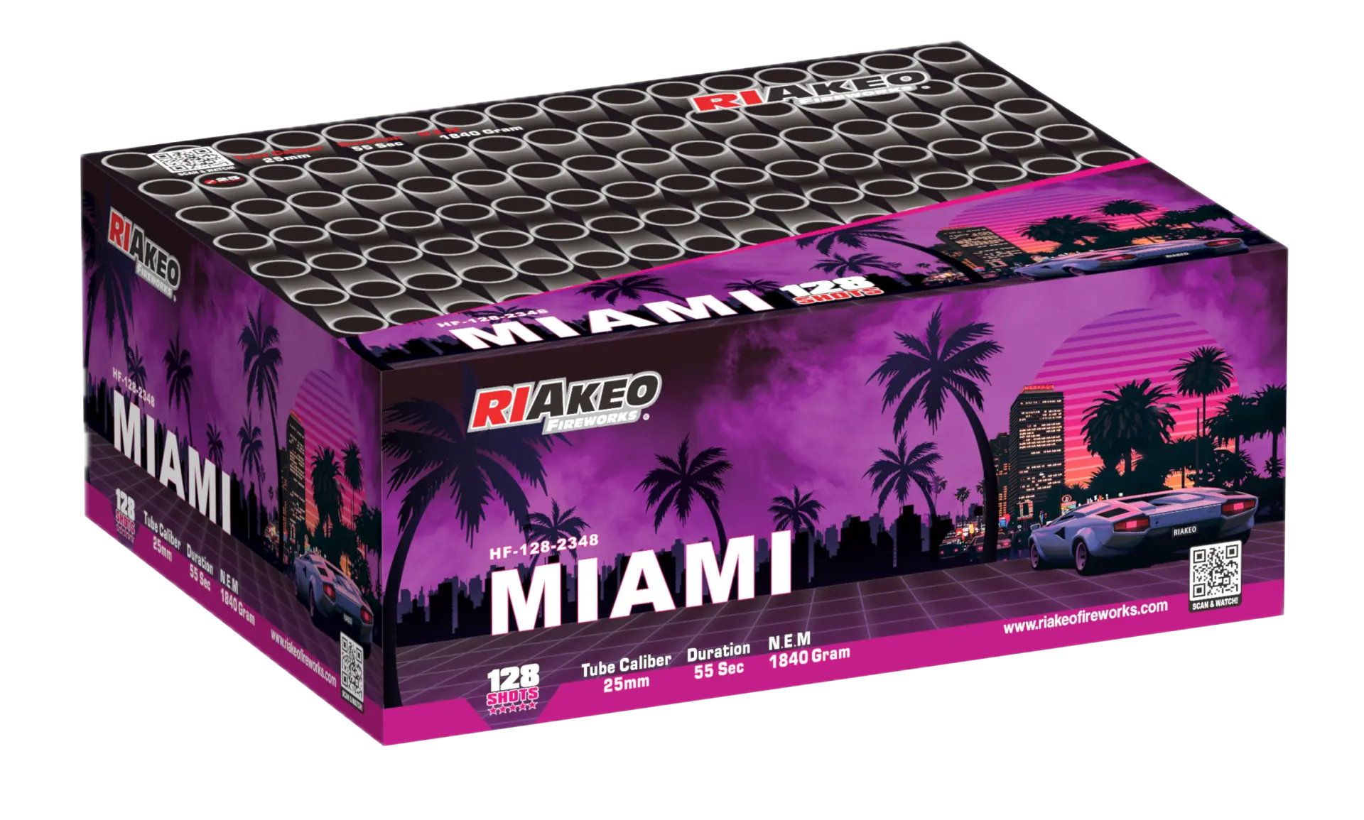 RIAkeo Miami - 128sh Compound - Feuerwerk-Outlet.de