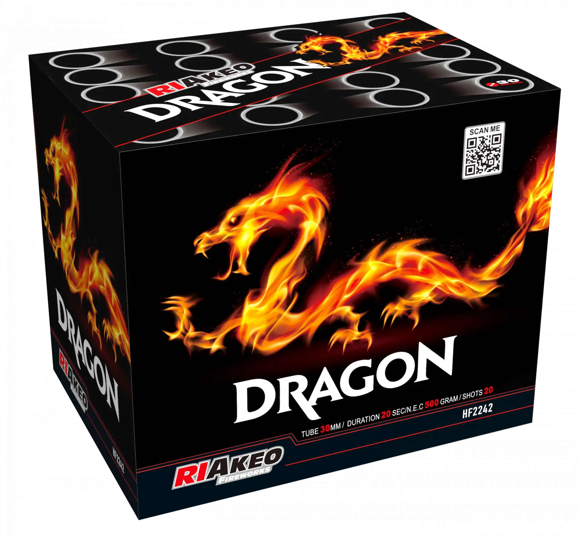 RIAkeo Dragon Fan Shape 20sh RIAkeo