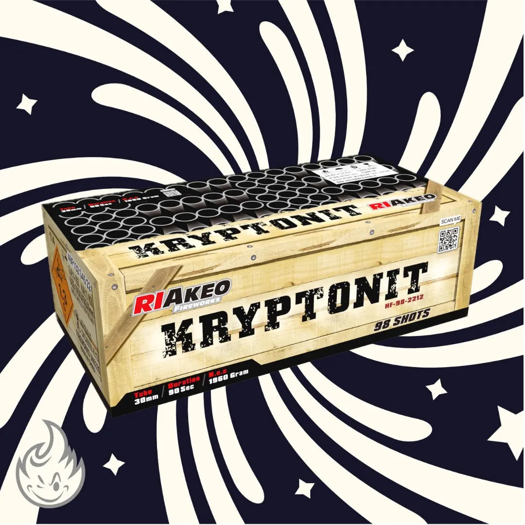 Riakeo Kryptonit 98sh Verbundfeuerwerk 🚚 1.4G RIAkeo